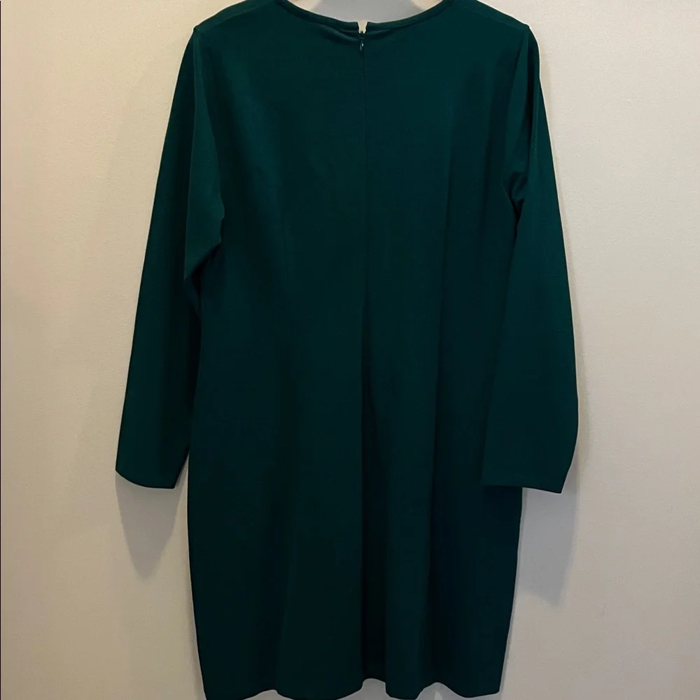 J Crew Green Shift Dress size XL